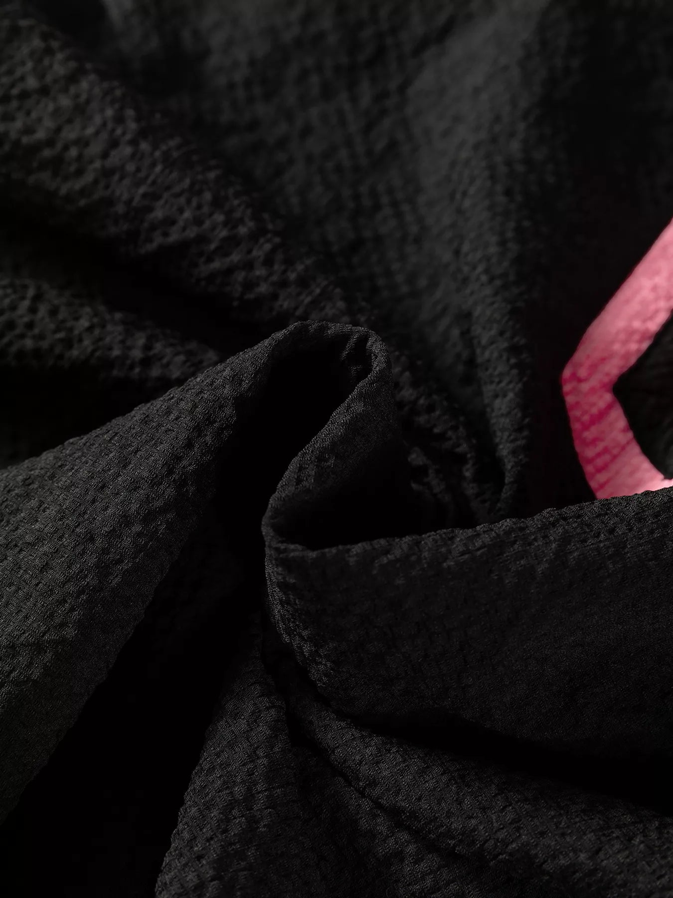 Sarah Express Women's Color Block Patchwork Detail Textured Long Sleeve Blouse