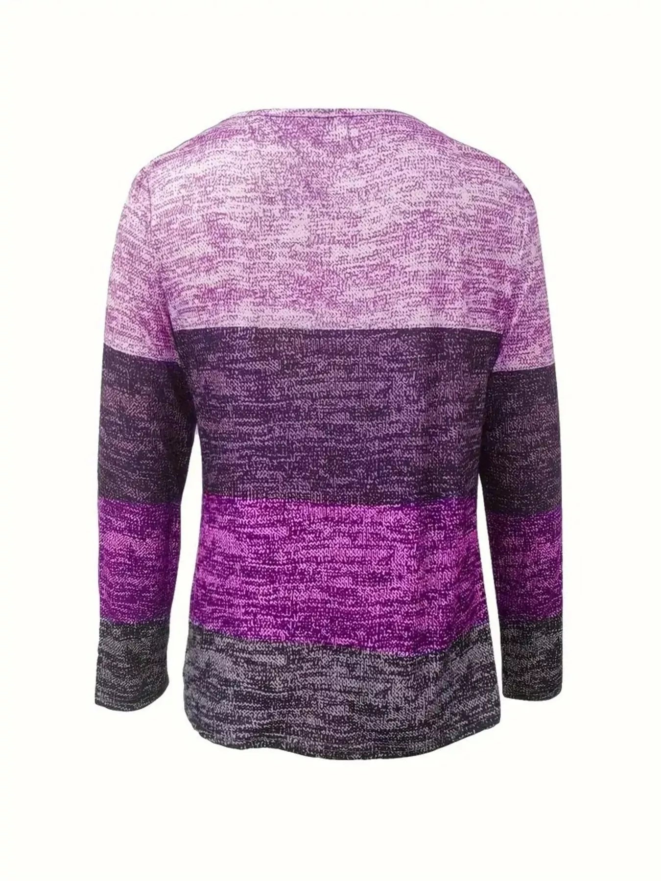 Sarah Express Women's Quarter Zip Color Block Top - Sporty Athleisure Pullover