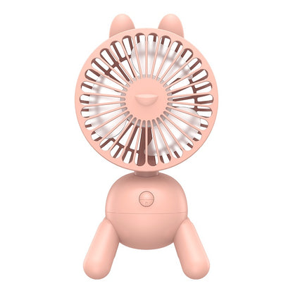 Portable USB Desktop Fan - Rechargeable Mini Cooling Fan with Adjustable Head