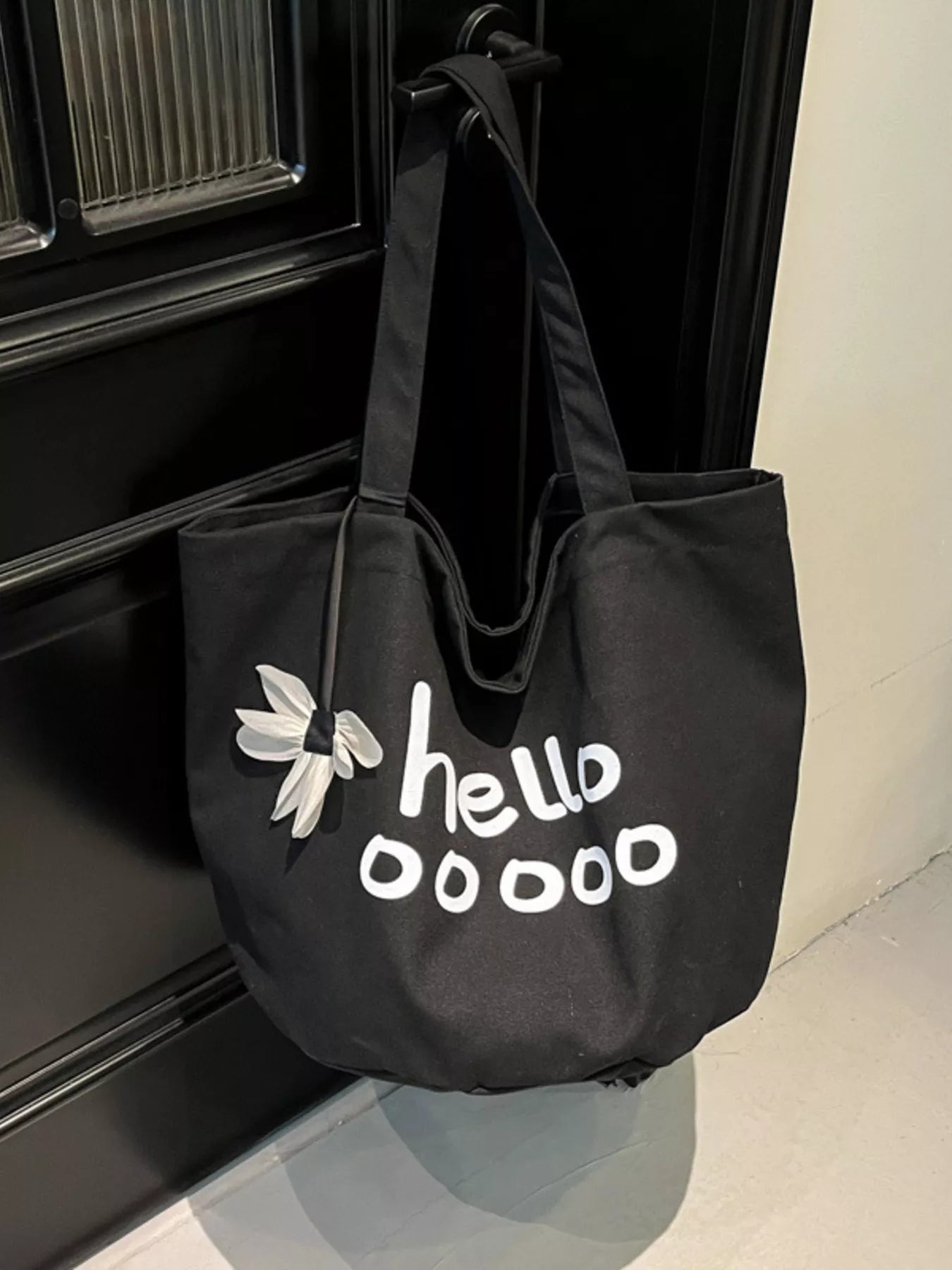 Sarah Express Women's Letter Canvas Tote Bag