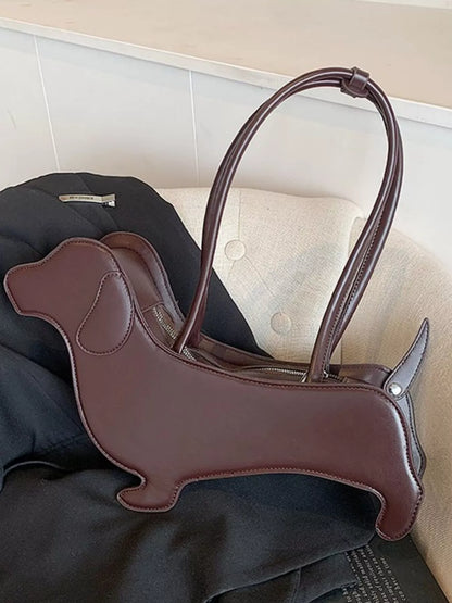 Sarah Express Women's Dachshund Shaped Shoulder Bag