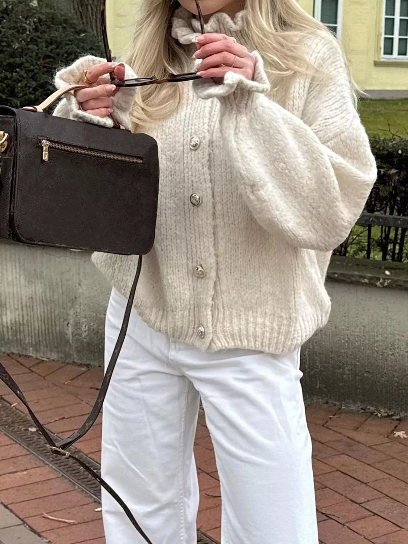 Sarah Express Women's Button-Down Long Sleeve Cardigan