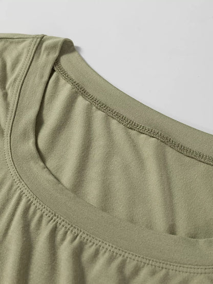 Sarah Express Women's Solid Color Long Sleeve Fitted Top