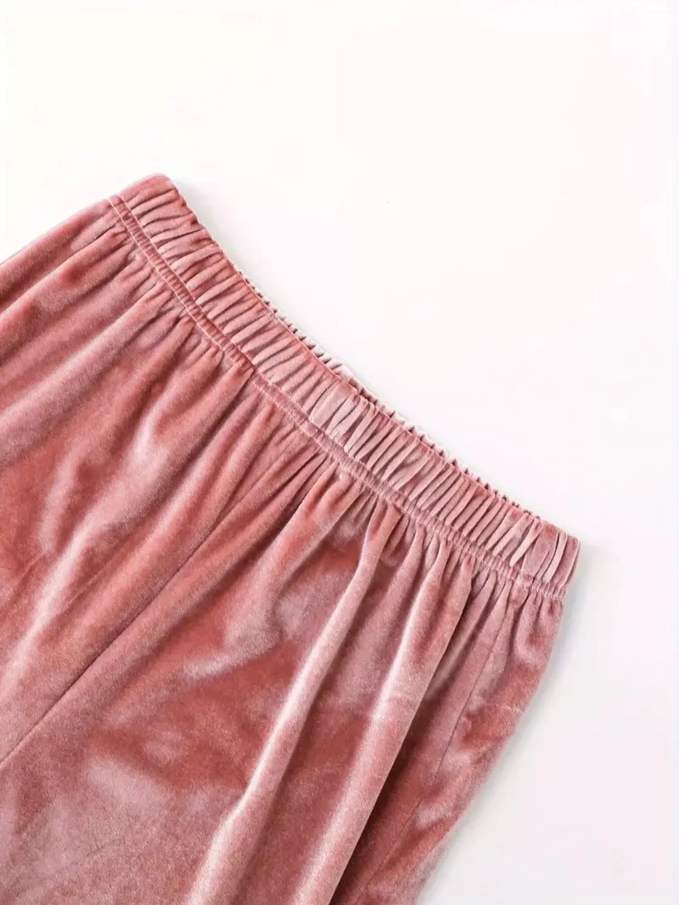 Sarah Express Women's Velvet Hoodie and Pants Set Plus Size