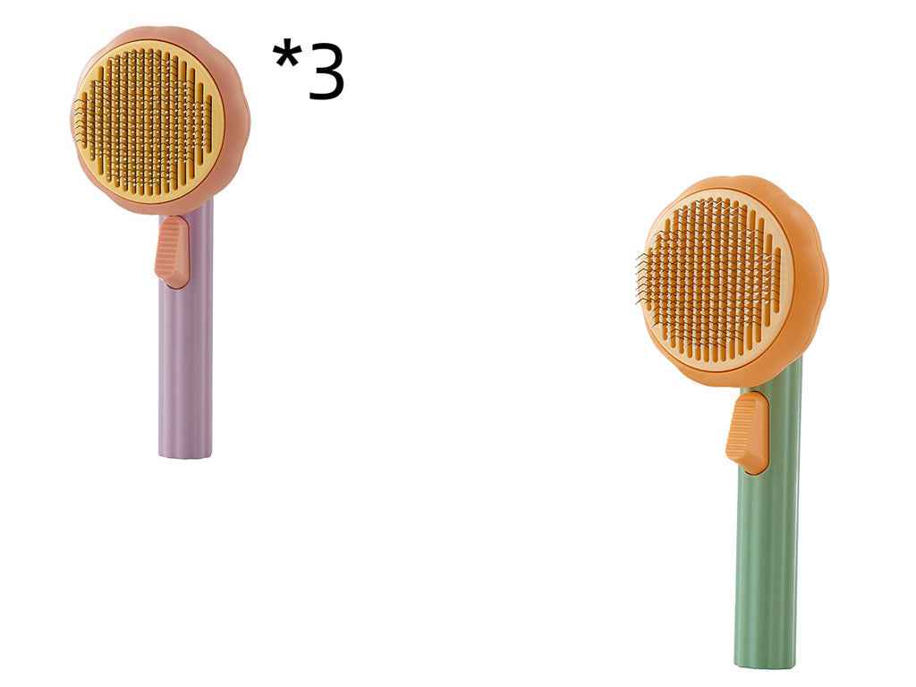 Sarah Express Self-Cleaning Pet Grooming Brush for Cats & Dogs - 232 Steel Needles Massage Comb Set