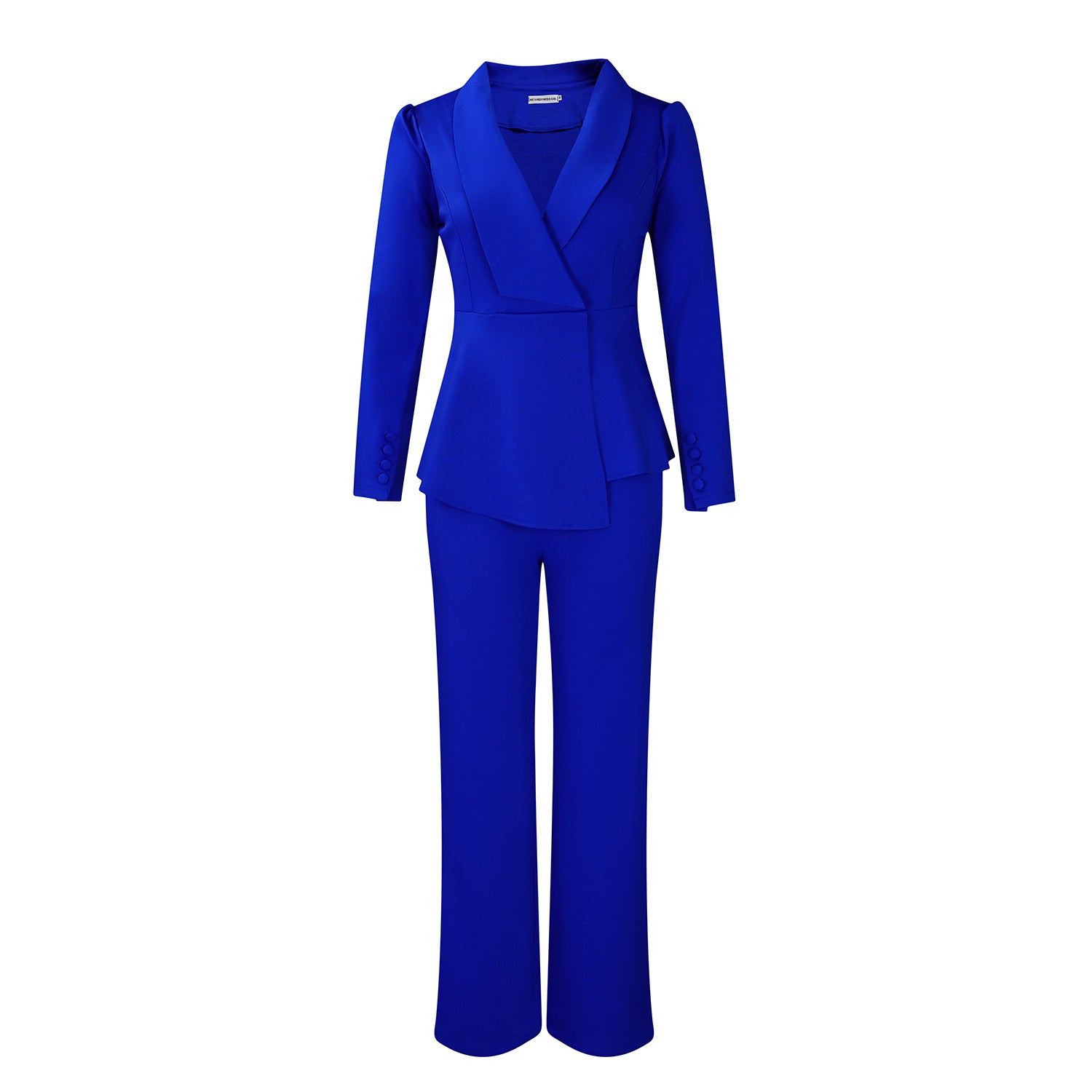 Women's Elegant Two-Piece Suit Set - Professional Blazer and Pants