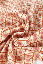 Sarah Express Women's Printed Button Down Long Sleeve Shirt