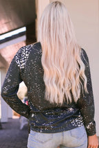 Sarah Express Women's Pumpkin Graphic Round Neck Long Sleeve T-Shirt