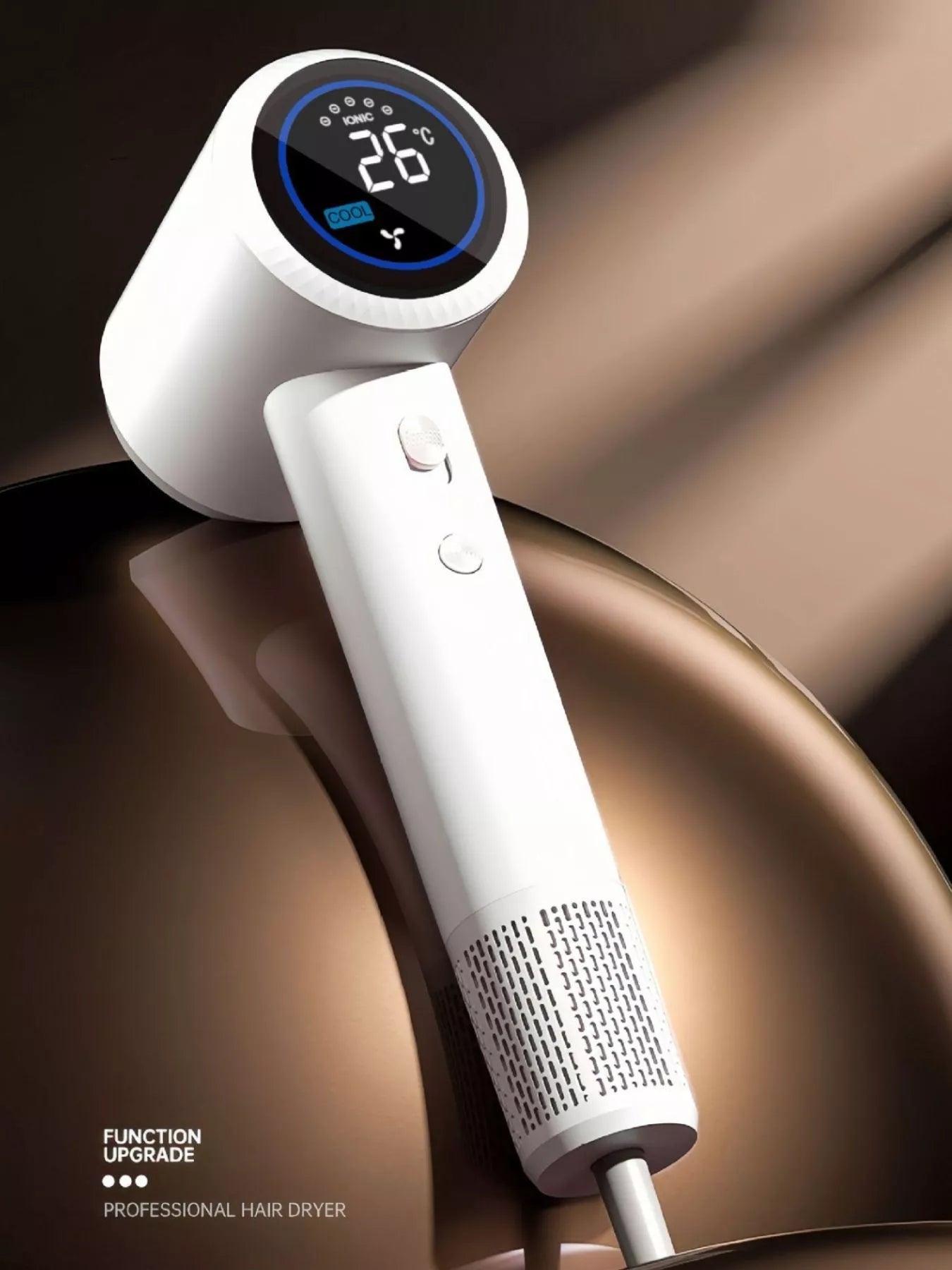 Sarah Express Lightweight Quiet Hair Dryer - Constant Temperature Blue Light Technology White