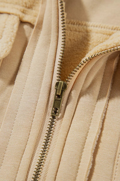 Sarah Express Women's Casual Zip Up Jacket with Pockets