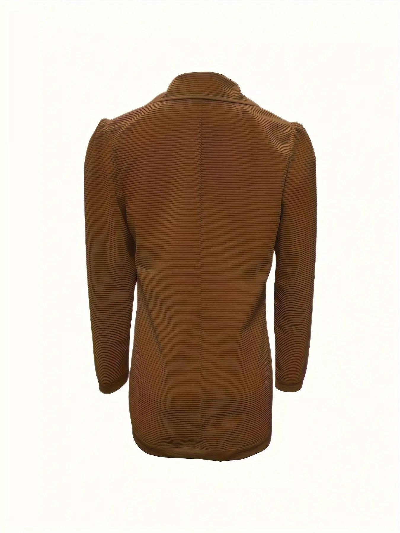 Sarah Express Women's Texture Knit Double-Breasted Blazer