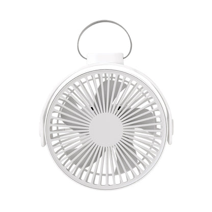 Portable USB Rechargeable Mini Ceiling Fan - 360° Rotation Desktop & Tent Fan