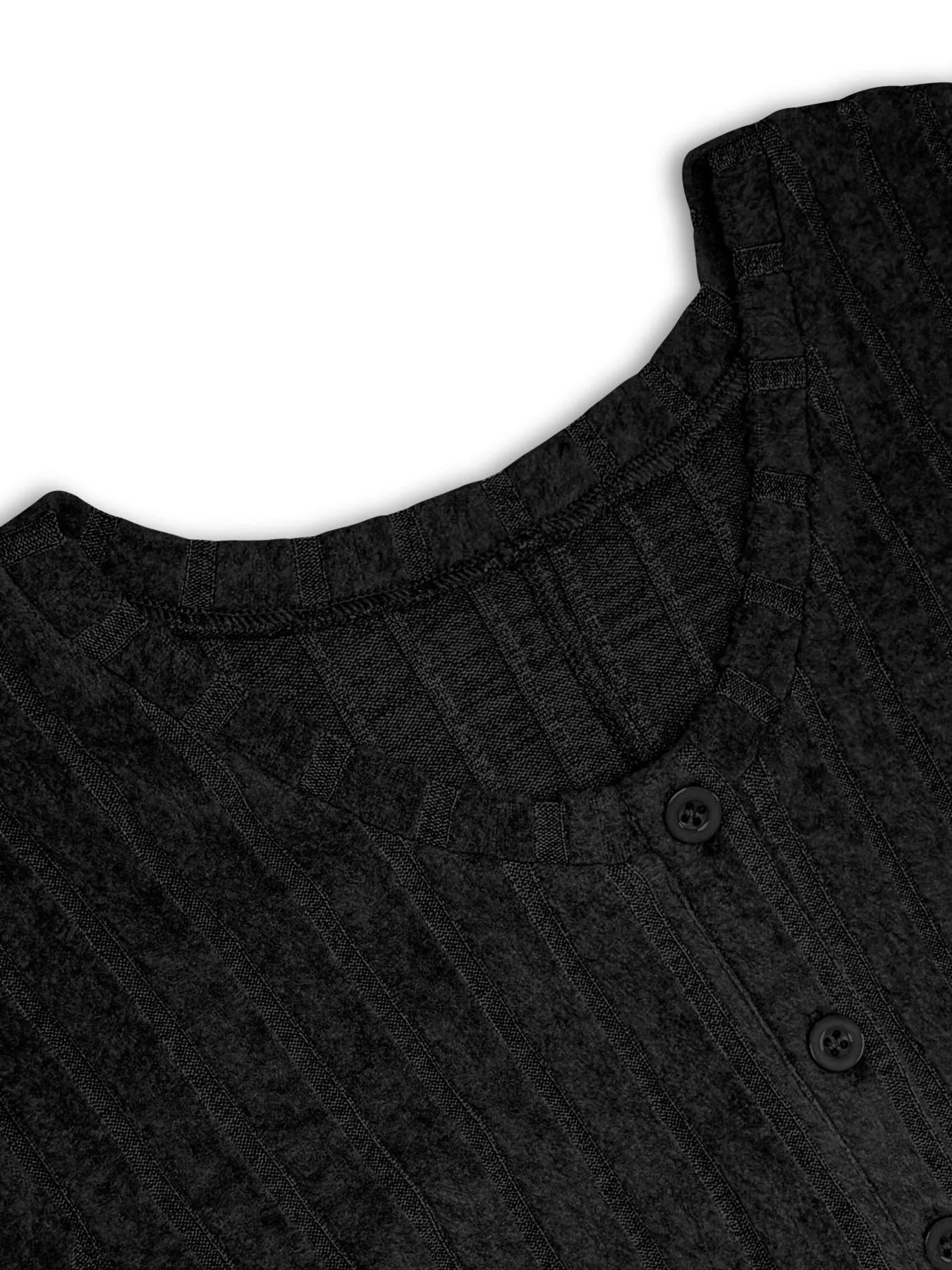 Sarah Express Women's Ribbed Knit V-Neck Maxi Dress - Button Front Long Dress