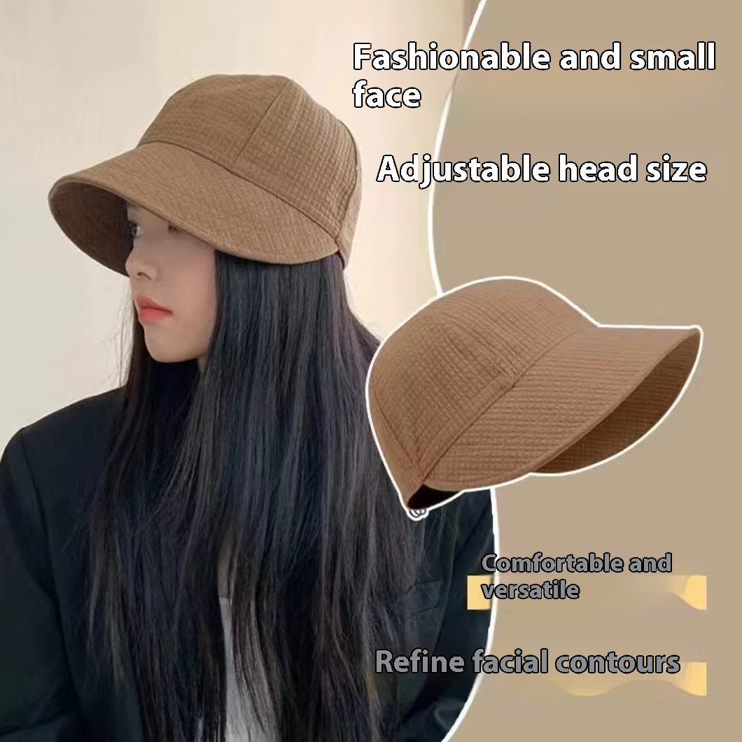 Sarah Express Women's Sun Protection Hat Waffle Texture Adjustable Dome Crown