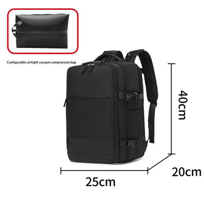 Sarah Express Men's Waterproof Laptop Backpack | Travel & Business Nylon Bag with Dry-Wet Separation