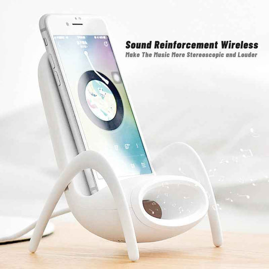 Sarah Express Kawaii Wireless Charger Phone Stand with Amplifier