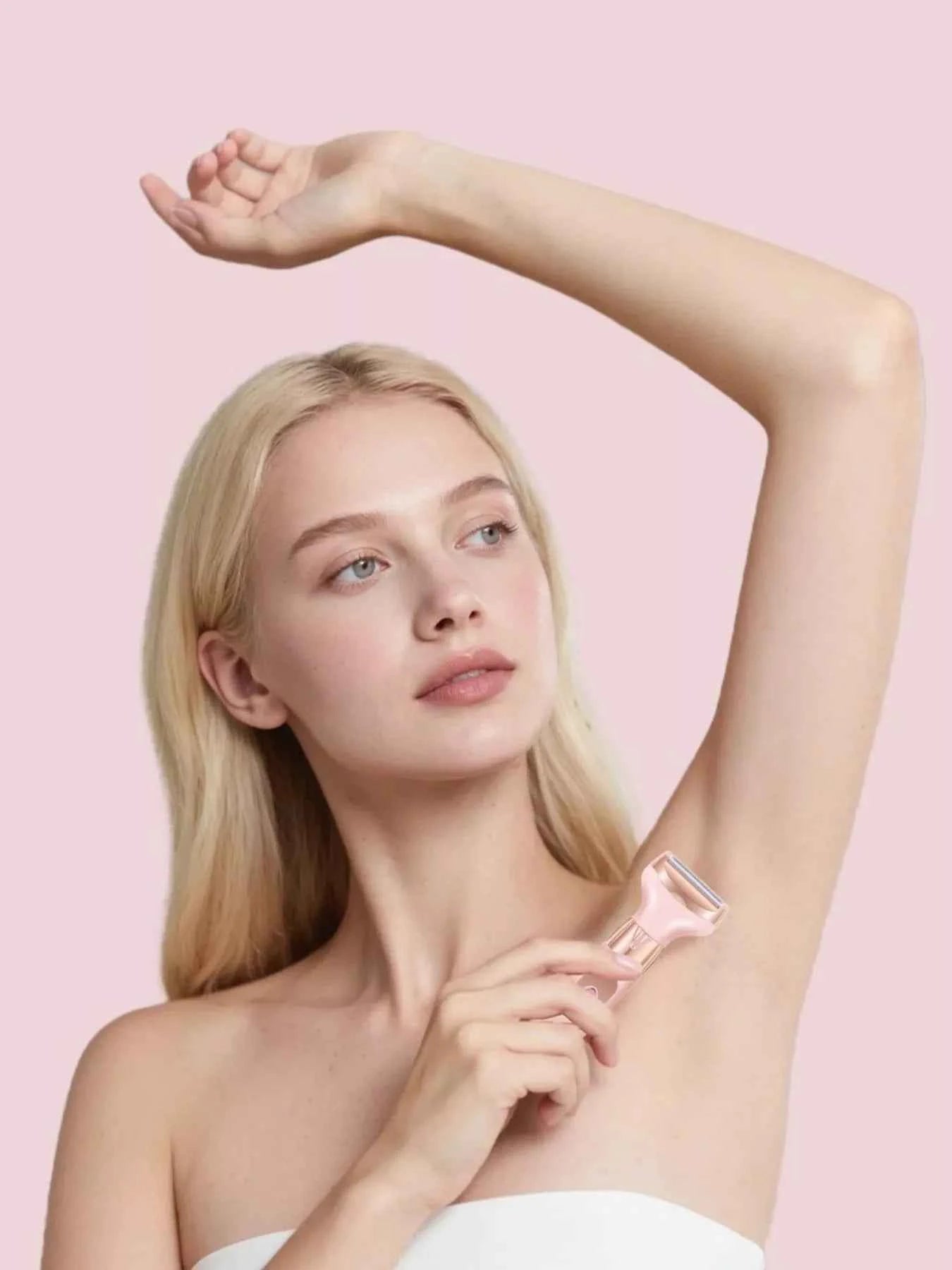 Sarah Express Women's Portable Hair Removal Epilator - Multi-Functional Electric Trimmer Pink One Size