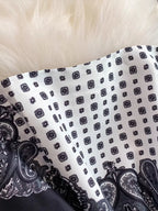 Sarah Express Women's Tie Back Printed Cami and Pants Set - Two Piece Outfit