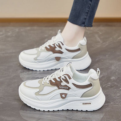 Sarah Express Breathable Mesh Sneakers Beige