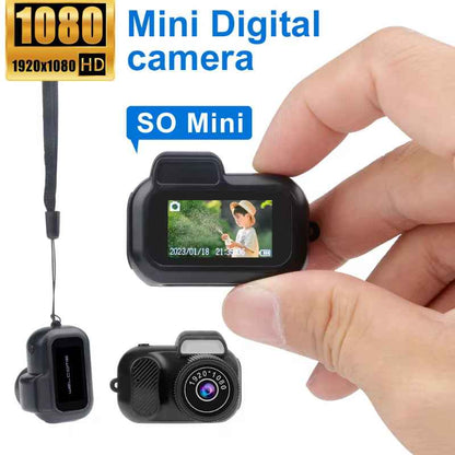 Sarah Express Retro Mini Camera 1080P HD Portable Video Camcorder with Screen
