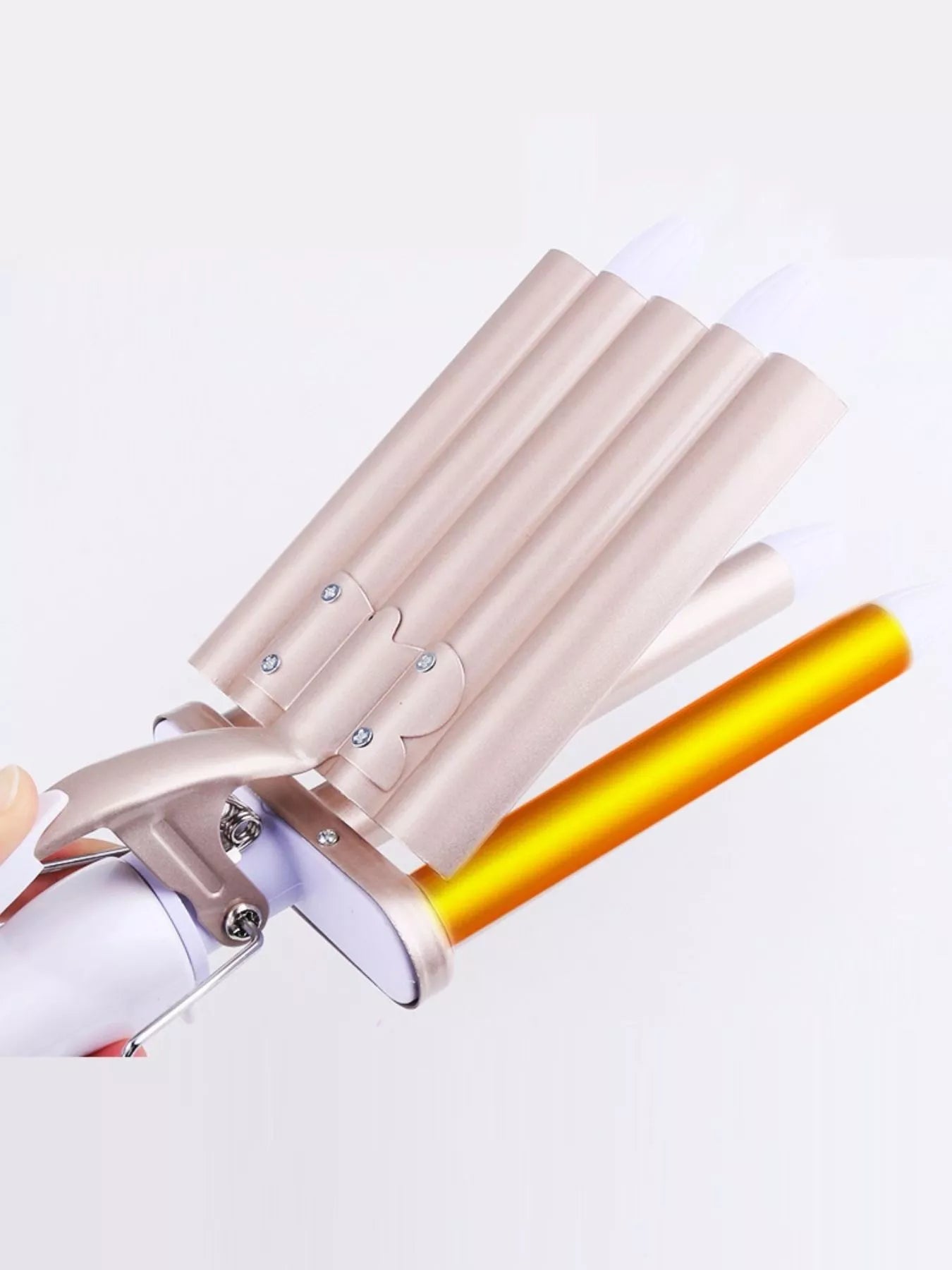 Sarah Express 5-Barrel Hair Waver Curling Iron - Professional Beach Waves Styling Tool