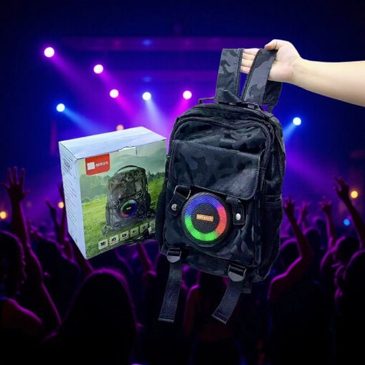 Sarah Express Bluetooth Speaker Backpack – Waterproof Rechargeable Outdoor Backpack with Built-In Speaker