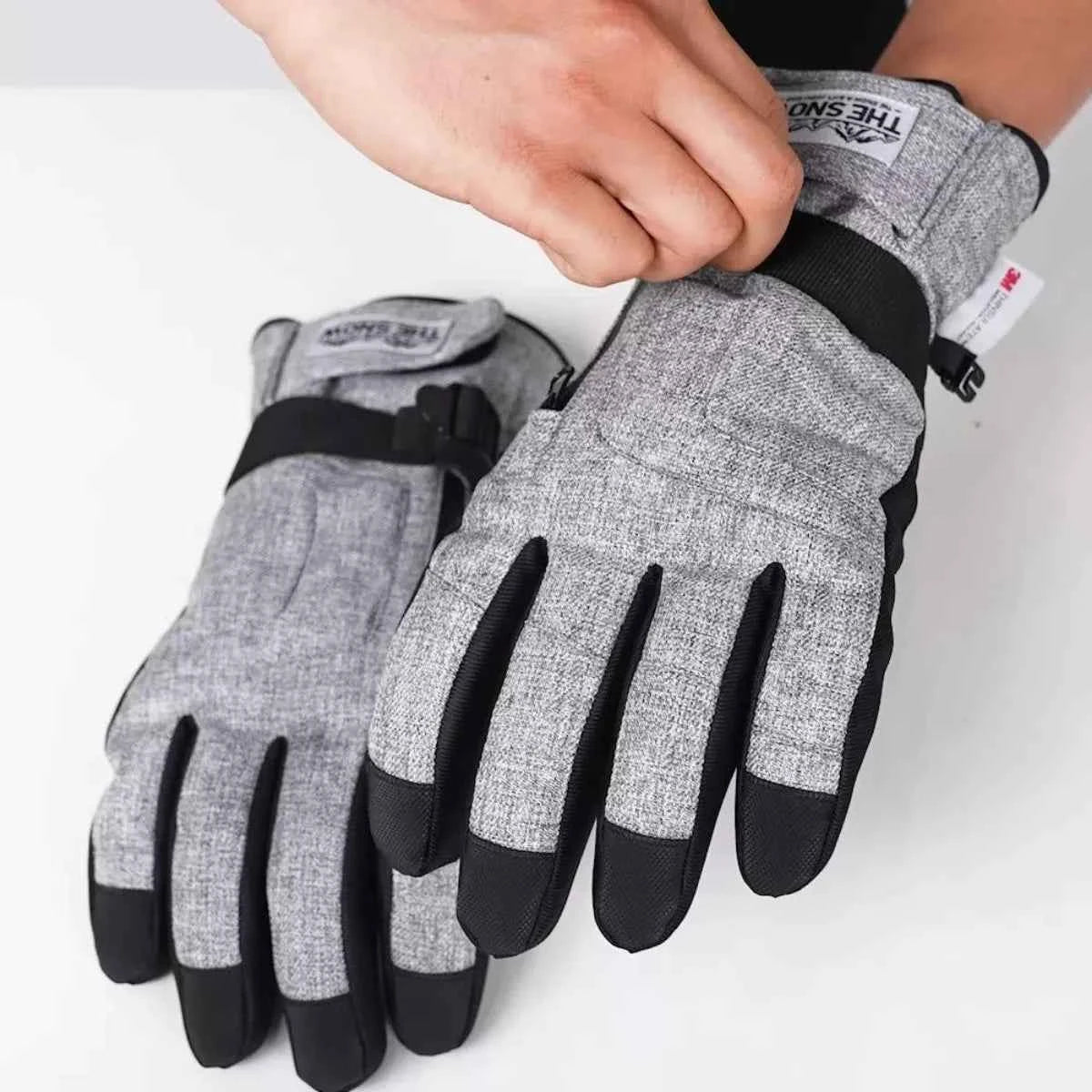 Sarah Express Women's Waterproof Thermal Gloves - Winter Touchscreen Fleece Lined Warm Gloves
