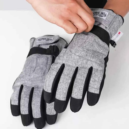 Sarah Express Women's Waterproof Thermal Gloves - Winter Touchscreen Fleece Lined Warm Gloves