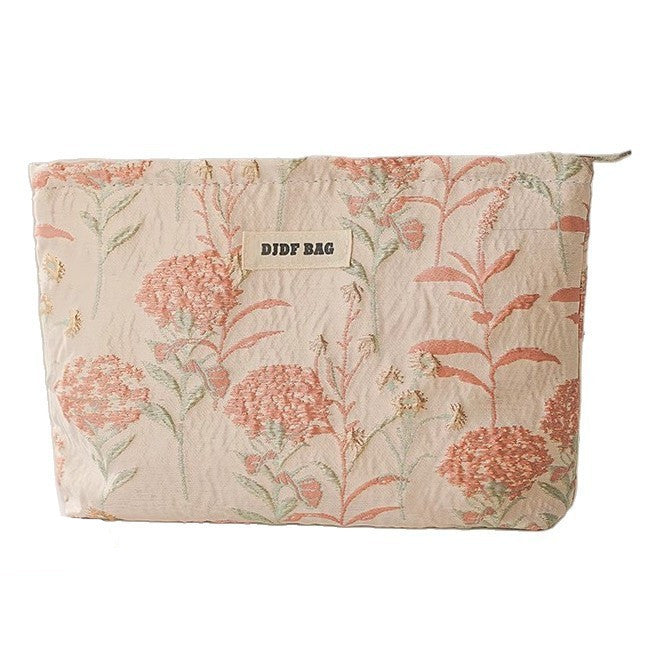 Sarah Express Women's Floral Makeup Clutch Bag - Portable Cosmetic Organizer Pouch | Sarah Express