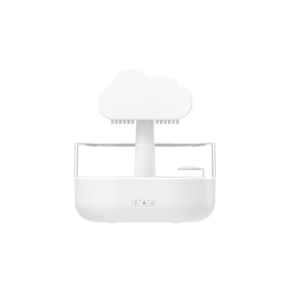 Sarah Express Rain Cloud Humidifier Night Light with LED & Sound - Essential Oil Diffuser Aromatherapy White USB