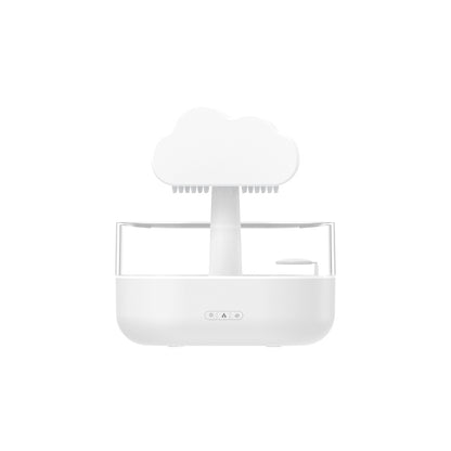 Sarah Express Rain Cloud Humidifier Night Light with LED & Sound - Essential Oil Diffuser Aromatherapy White USB