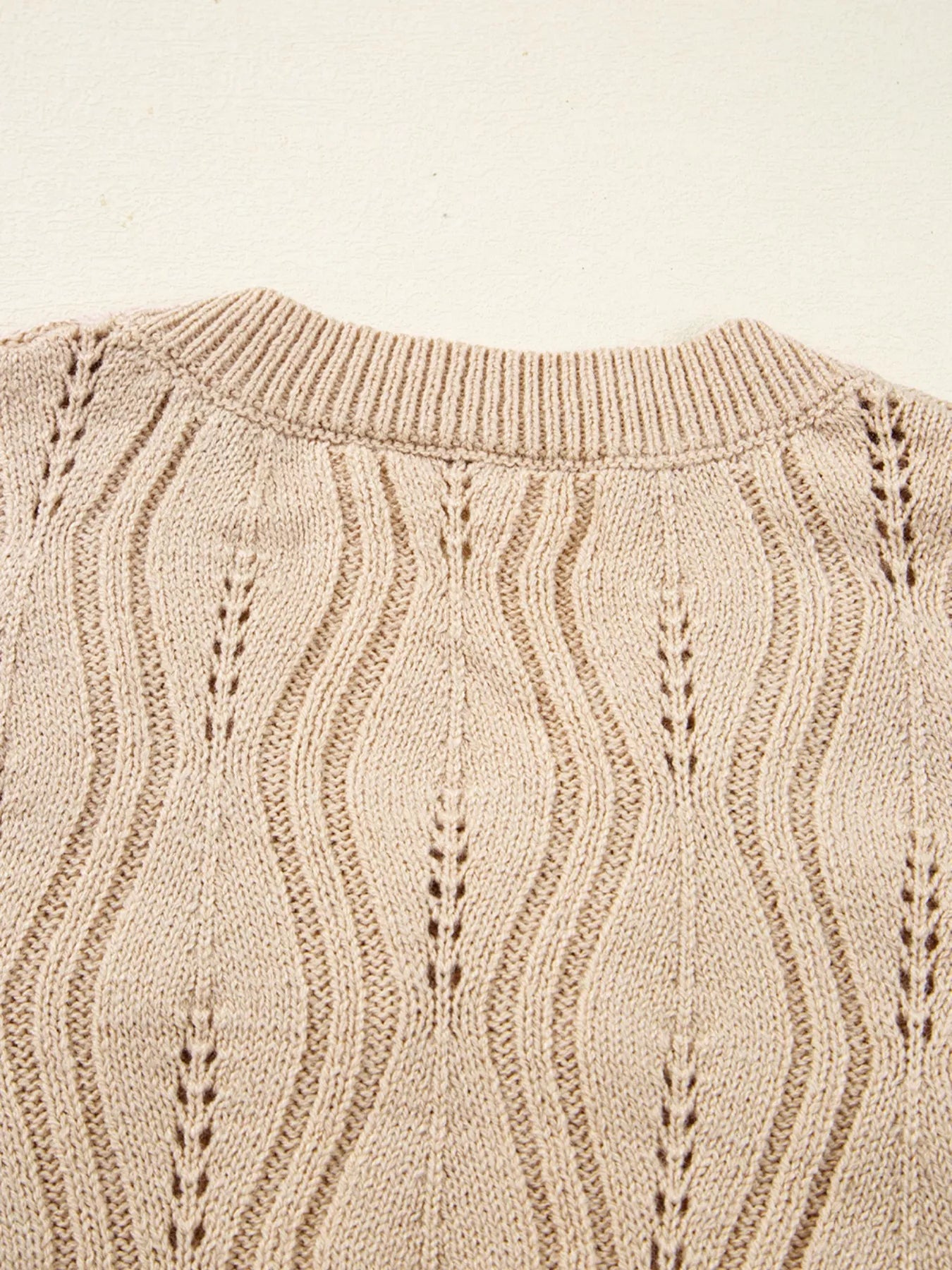 Sarah Express Women's Pearl-Embellished V-Neck Pullover Sweater