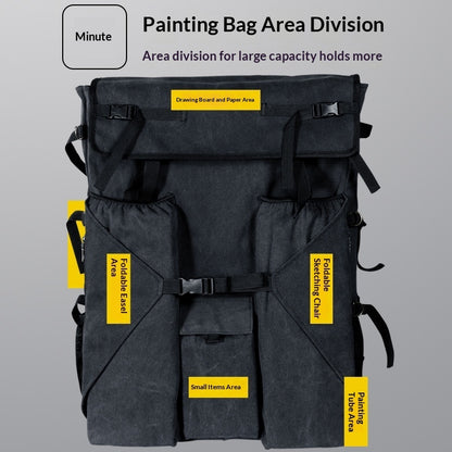 Sarah Express Art Students Sketch Bag Drawing Board Bag Multi-functional Canvas Storage