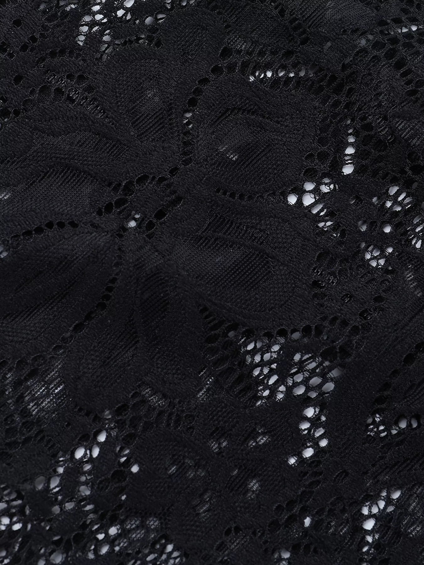 Sarah Express Women's Lace Long Sleeve Bodycon Mini Dress