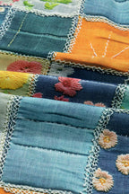 Sarah Express Women's Floral Checkered V-Neck Dress