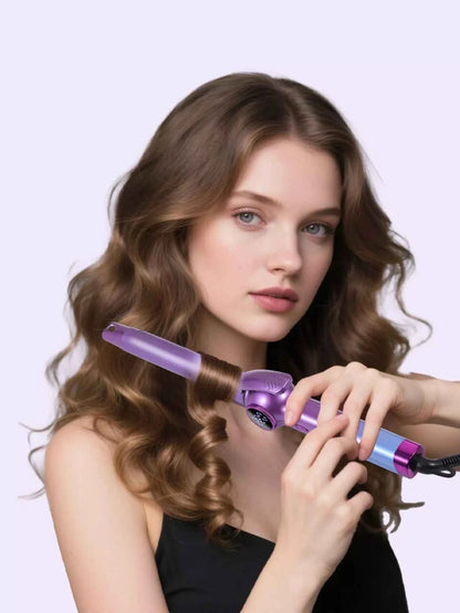 Sarah Express Women's Negative Ion Curling Iron - Constant Temperature Hair Styling Tool Lavender
