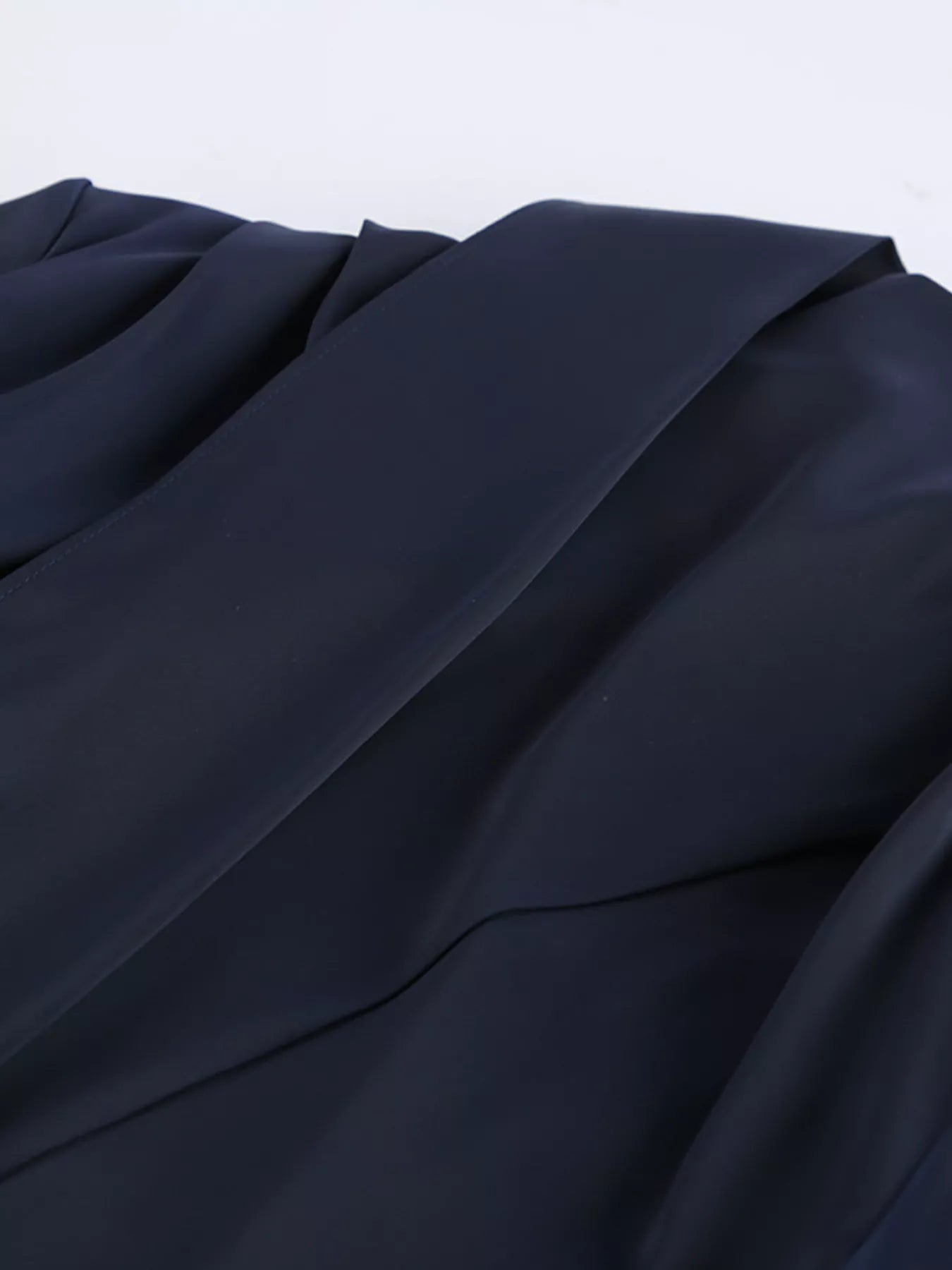 Sarah Express Women's Mock Neck Flounce Sleeve Dress