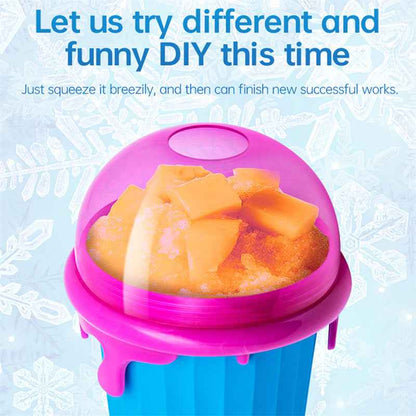 Sarah Express Quick-Freeze Slushy Maker Cup - 500ml Homemade Smoothie & Slush Ice Cream Maker
