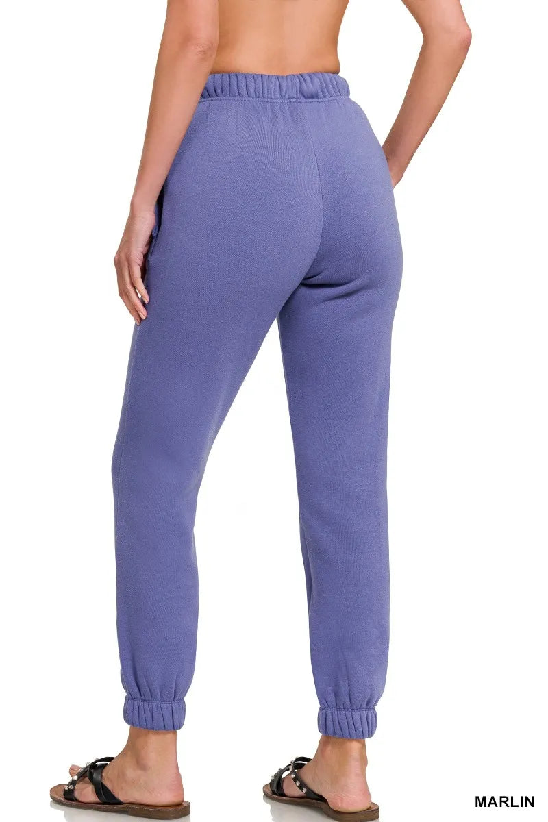 Sarah Express Women's Fleece Drawstring Joggers With Pocket