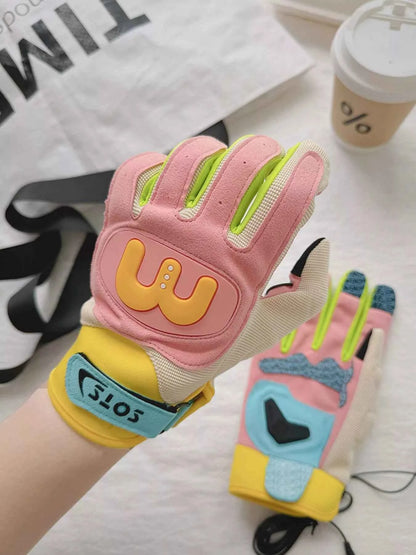 Sarah Express Women's Colorful Touchscreen Winter Gloves - Warm Knit Texting Gloves Blush Pink One Size