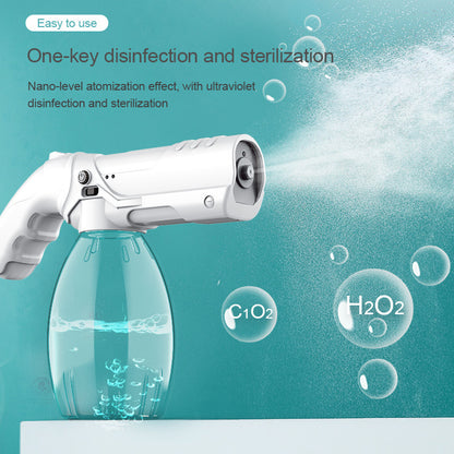 Sarah Express Wireless Nano Spray Gun - Rechargeable Disinfection Atomizer for Home, Car & Office