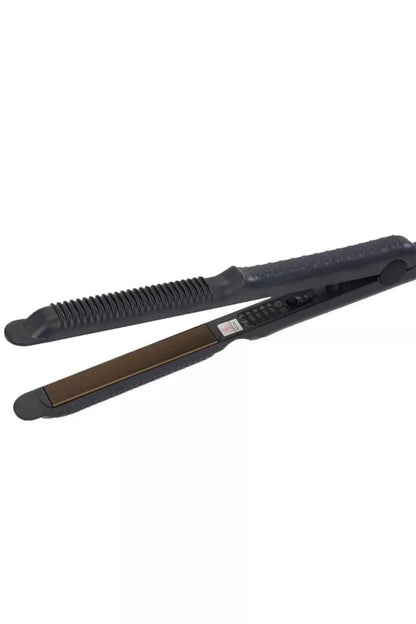 Sarah Express 2-in-1 Hair Straightener and Curler with Adjustable Temperature Black