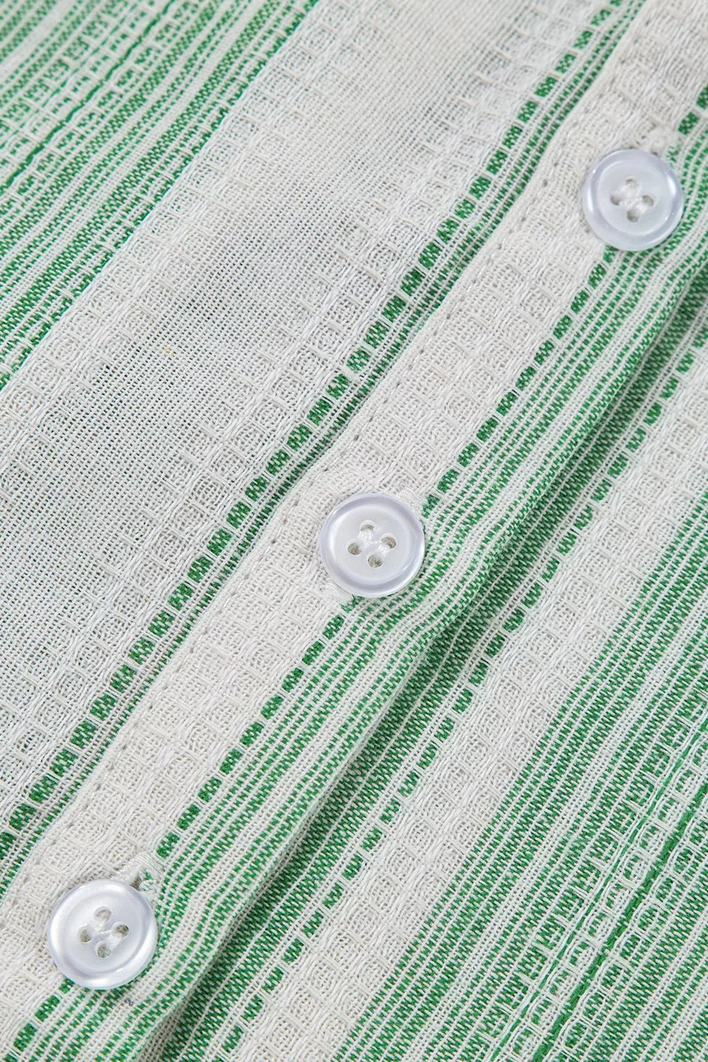 Sarah Express Women's Breathable Gauze Half Button Short Sleeve Casual Blouse