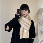 Sarah Express Women's Twisted Knit Winter Scarf Soft Plush Long Warm Accessory