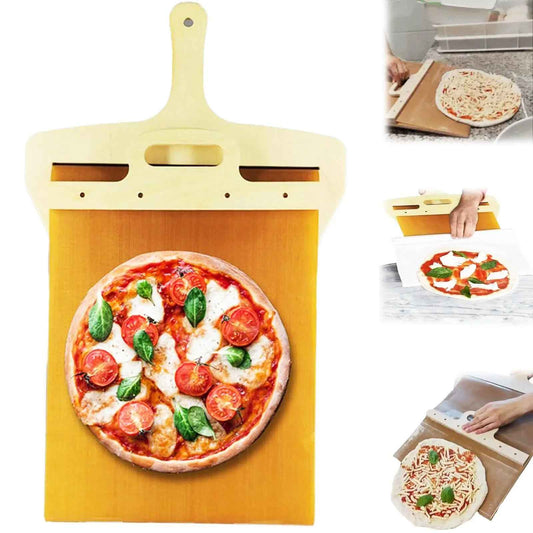 Sarah Express Non-Stick Pizza Peel & Transfer Shovel - Food Grade Kitchen Baking Tool