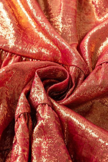 Sarah Express Women's Metallic Sheen Long Sleeve Mini Dress