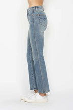 Sarah Express Women’s Plus Size Tummy Control Embroidered Bootcut Jeans