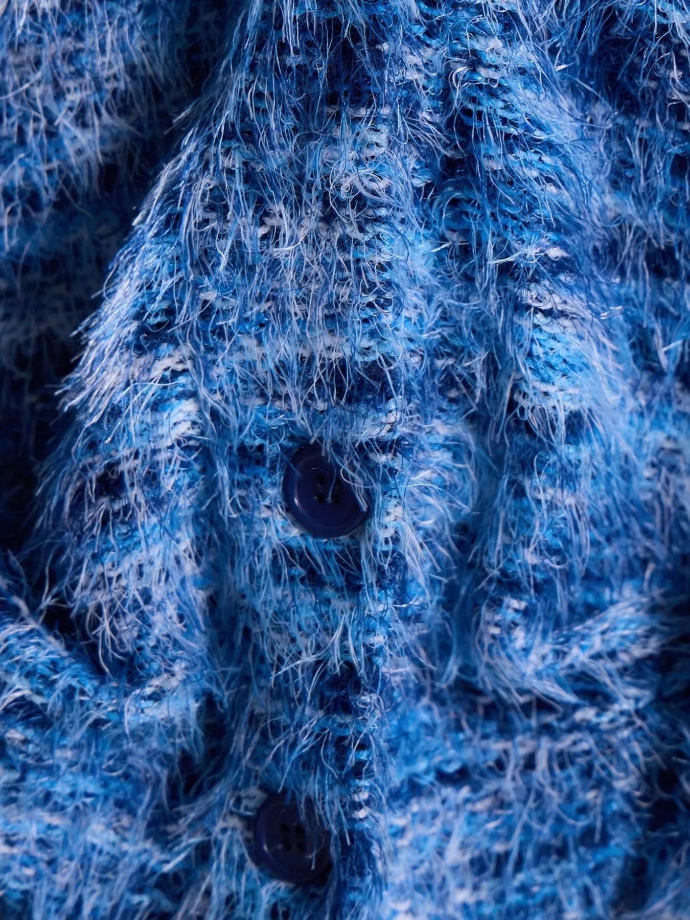 Sarah Express Women's Textured Knit Button-Down Cardigan