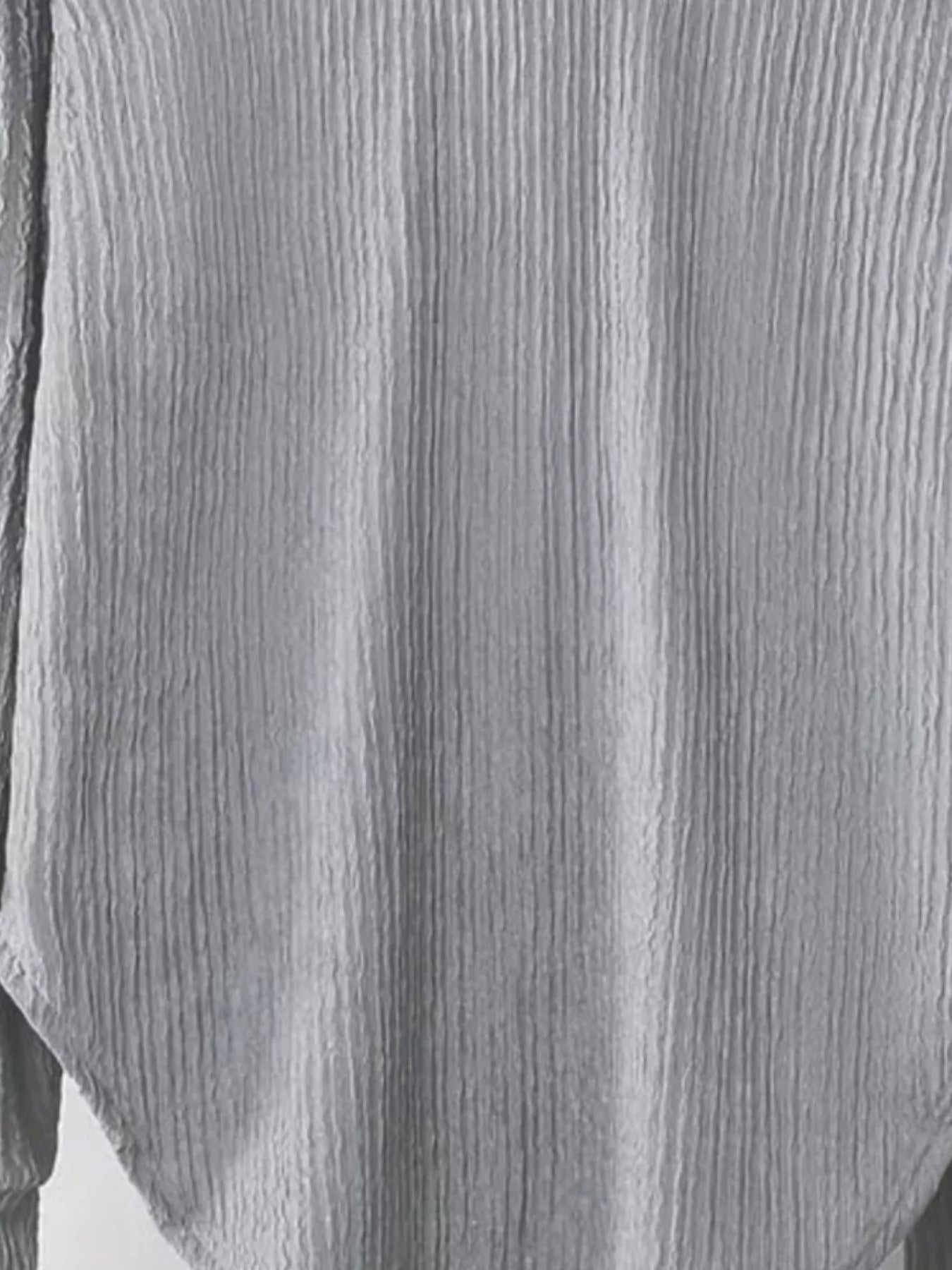 Sarah Express Women's Textured Long Sleeve Hoodie and Pants Set