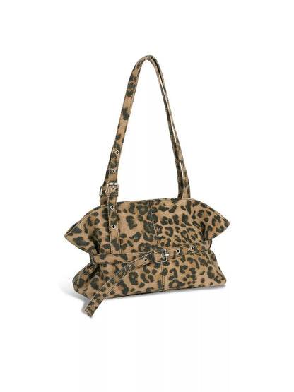 Sarah Express Women's Leopard Adjustable Strap Handbag